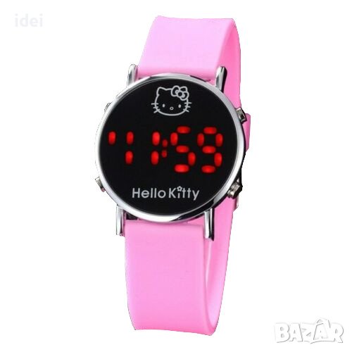 Детски бял часовник Hello Kitty, снимка 1