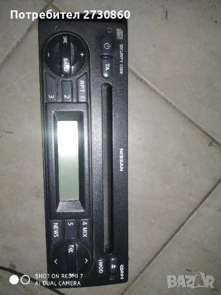 Оригинално радио за nissan micra с проблем , снимка 1