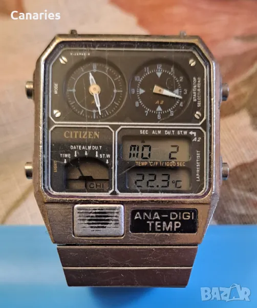 Стар часовник Citizen "Ana Digi ", снимка 1