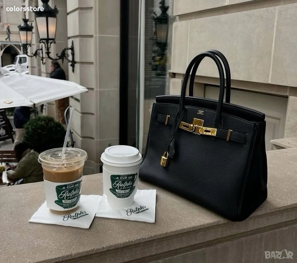 Черна чанта Hermes/SG78v, снимка 1