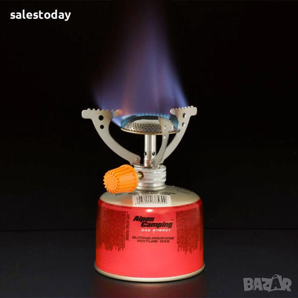 Газова печка и газов патрон, 230 г, снимка 1