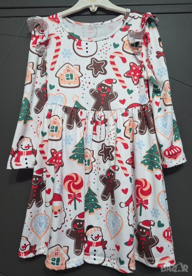 Детска коледна рокля , снимка 1