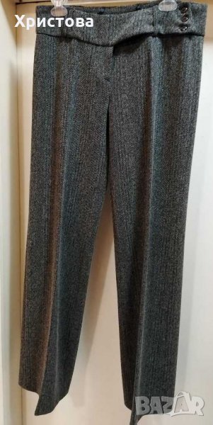 Стилен панталон-прав крачол,с ръб, р-р 42., снимка 1