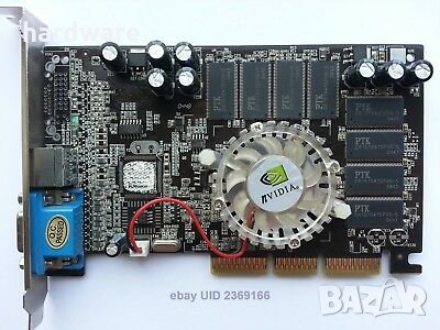 видеокарта gpu nvidia fx 5200 64mb agp, снимка 1