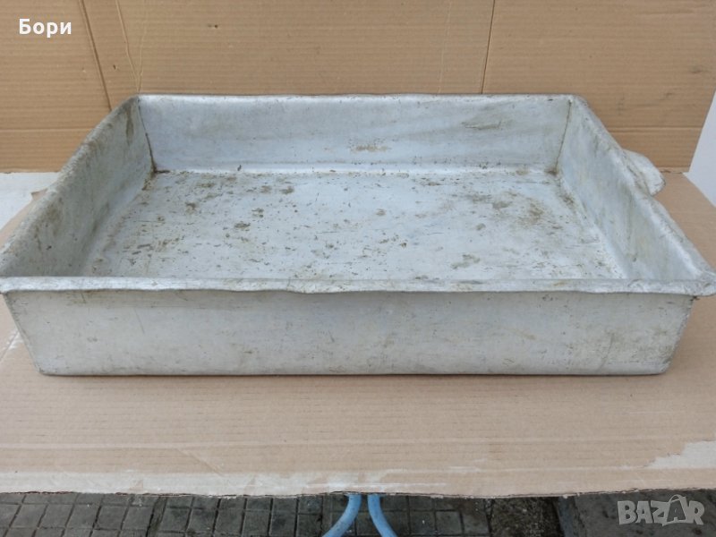 Българска алуминиева тава БДС 60 Х 40 Х 12 см, снимка 1