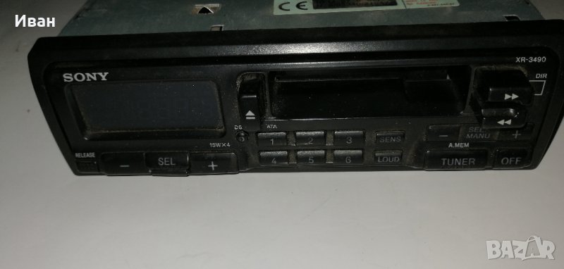 SONY Радиокасетофон XR-3490, снимка 1