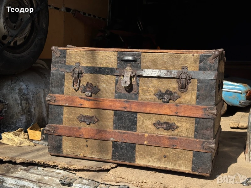 Винтидж сандък 1900 година, снимка 1