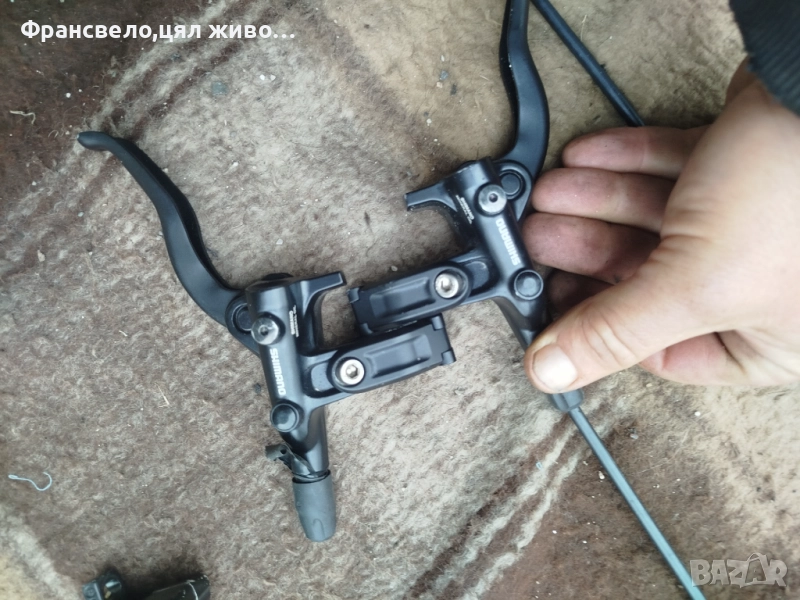 Хидравлични спирачки за велосипед колело Shimano deore bl m 4100, задна за вграждане, свалени от 29 , снимка 1