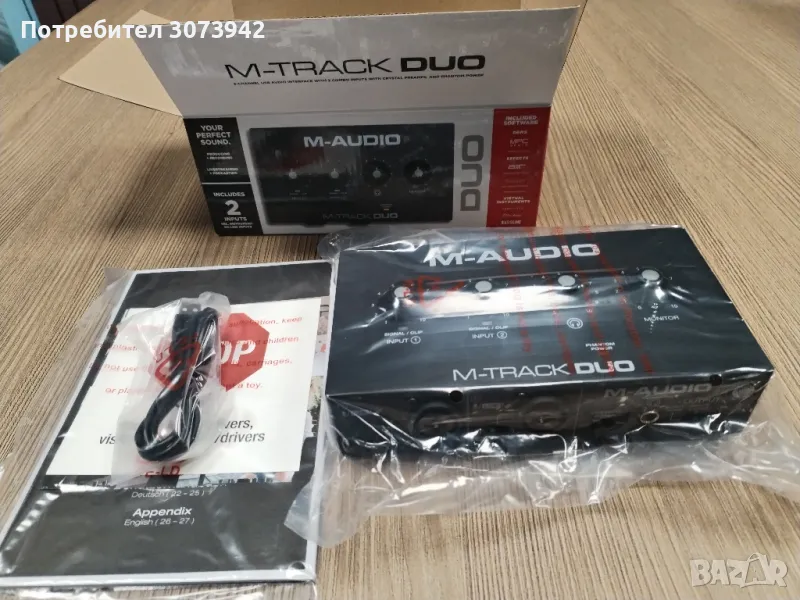 M-Audio M-Track Duo USB Audio Interface

, снимка 1