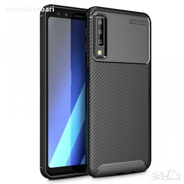 Samsung Galaxy A7 2018 - Удароустойчив Гръб Кейс FIBER, снимка 1