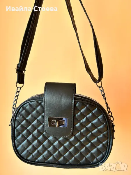 Дамска черна чанта, снимка 1