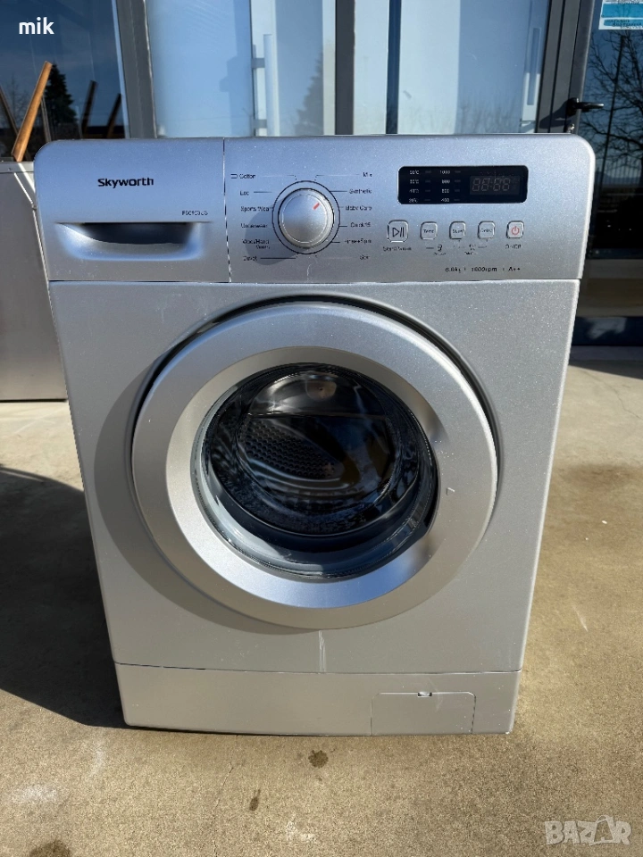 Сива пералня 45 см дълбока, снимка 1