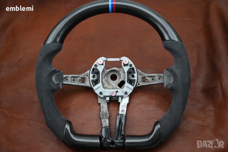 Карбонов волан за M3 M4 F80 F82 steering wheel BMW  , снимка 1