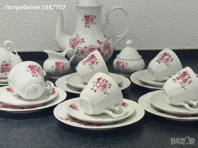 Seltmann Weiden Bavaria костен порцелан сервиз за чай , снимка 1