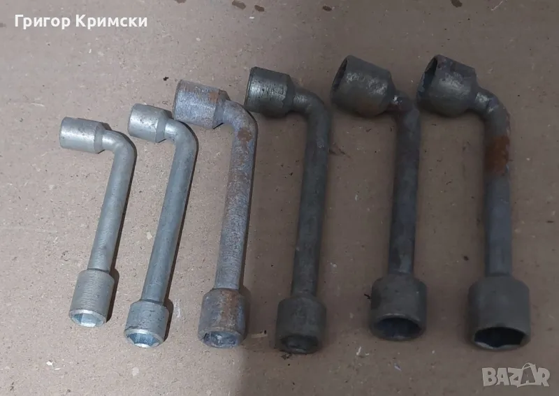 Глухи г-образни ключове 6 броя, снимка 1