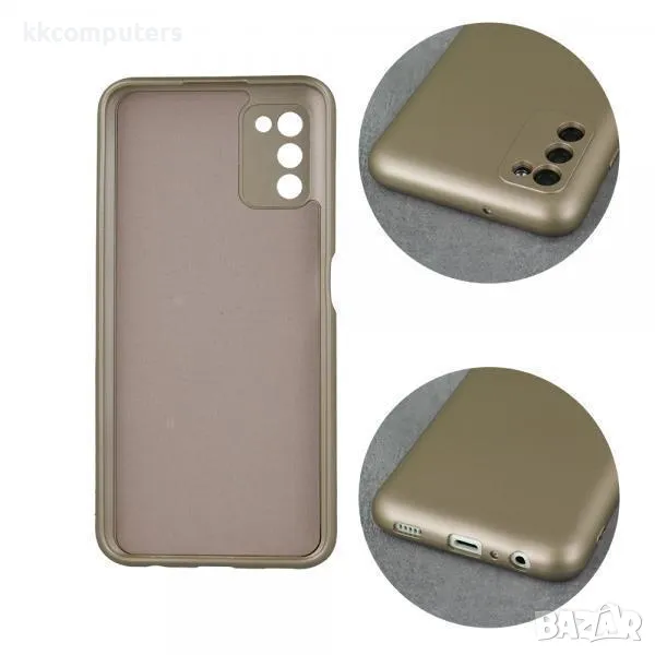 Калъф силикон Metallic /Златен/ за Samsung A16 Баркод : 3131891, снимка 1