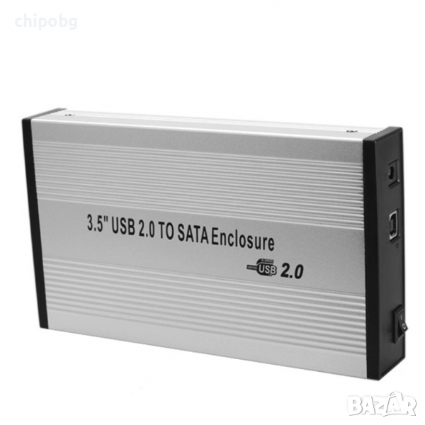 Кутия за хард диск USB 2.0" IDE 3.5 -, снимка 1