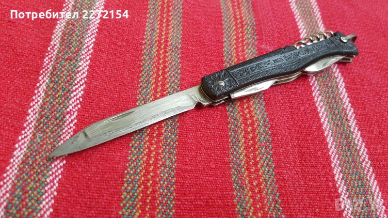 Нож с виличка и тирбушон, снимка 1