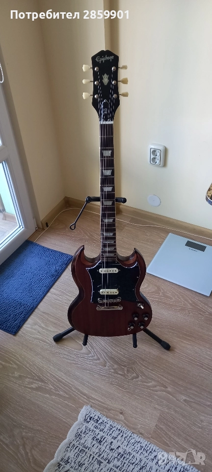 Продавам Epiphone SG – relic, с Fender адаптери, снимка 1