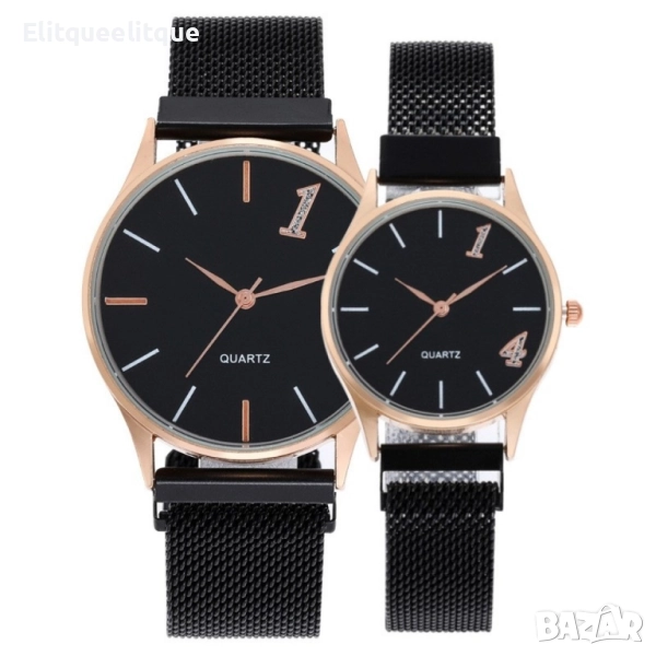 Елегантни часовници за двойки с изчистен дизайн W WATCH18, снимка 1