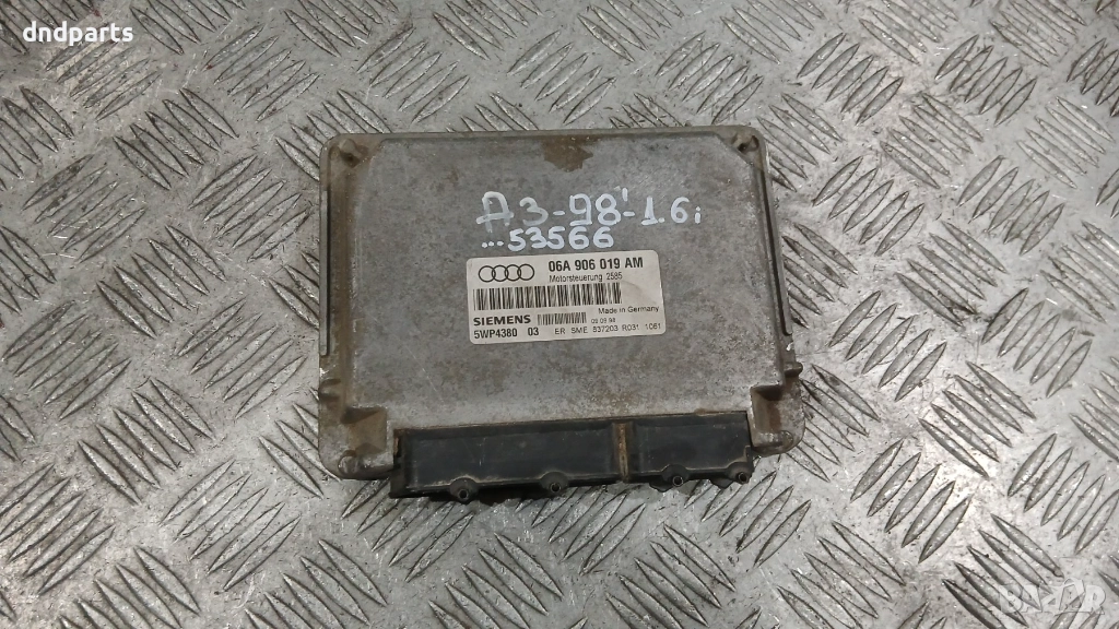 Компютър Audi A3 1.6i 1998г. 06A906019AM 5WP4380 , снимка 1