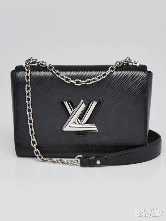 Louis Vuitton Black Epi Leather Twist MM Bag-оригинална, снимка 1