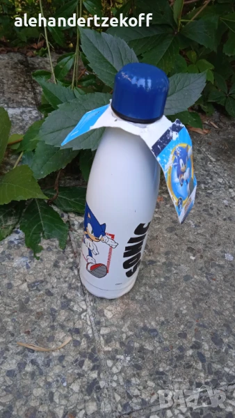 Бутилка за вода Fizz Creations Games: Sonic the Hedgehog - Sonic, снимка 1