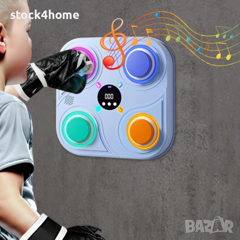 Интерактивна Детска Играчка Бокс машина, Музикална Смарт подложка за бокс, снимка 9 - Електрически играчки - 52821645