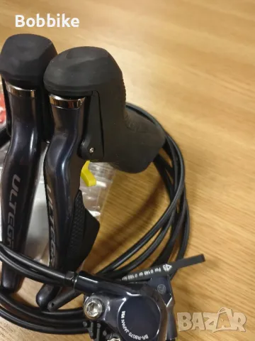 Комплект SHIMANO ULTEGRA DI2 ST-R8070 + BR-R8070, снимка 3 - Части за велосипеди - 38831524