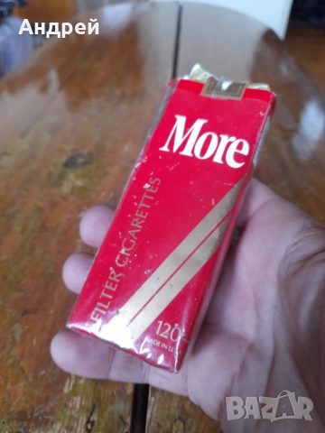 Пакет от цигари More, снимка 2 - Колекции - 52940672