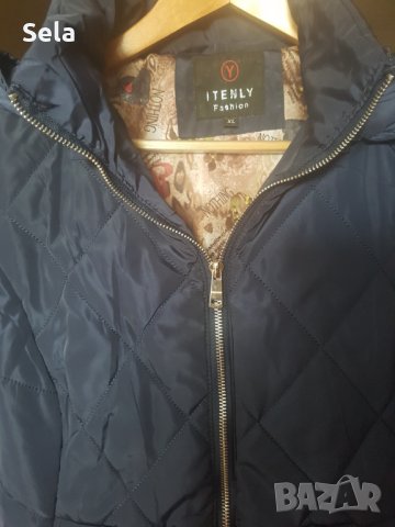 Изчистено дамско зимно яке с качулка, снимка 2 - Якета - 31575840