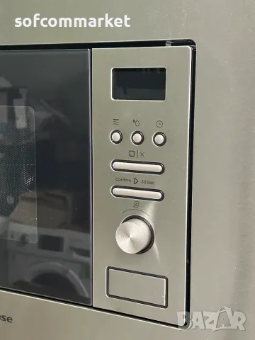 Микровълнова за вграждане Hisense BIM320G41X (20л, Инокс) – С лек транспортен дефект, снимка 4 - Микровълнови - 55707973