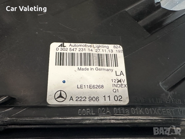 Фар фарове ляв Mercedes S W222 USA Мерцедес 222 Американски, снимка 6 - Части - 51962426