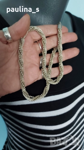 Пет различни броя / Колиета Parfois и унисекс ланец от медицинска стомана / Панцер, снимка 13 - Колиета, медальони, синджири - 52373370