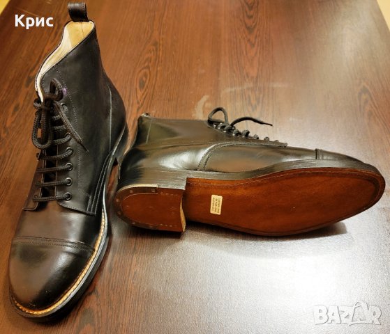 Уникални суперздрави английски дамски боти от естествена кожа