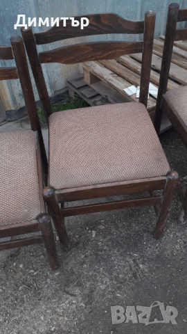 стари столове от масив, снимка 2 - Столове - 36439625