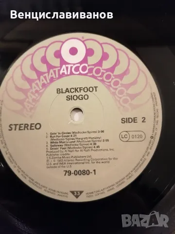 BLACKFOOT - SIOGO - LP 1983 Made in Germany , снимка 6 - Грамофонни плочи - 48103353