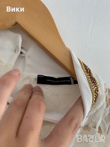 Красива дамска блуза с дантела, снимка 6 - Тениски - 29085518