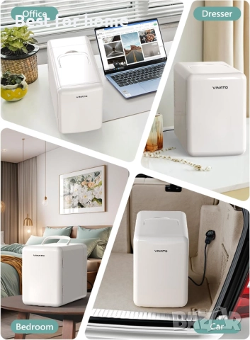 Мини хладилник VINATO, снимка 9 - Хладилници - 52401603