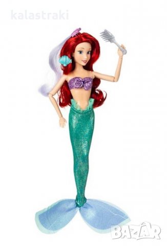 Прекрасна кукла Ариел с аксесоари за коса, снимка 2 - Кукли - 31216838