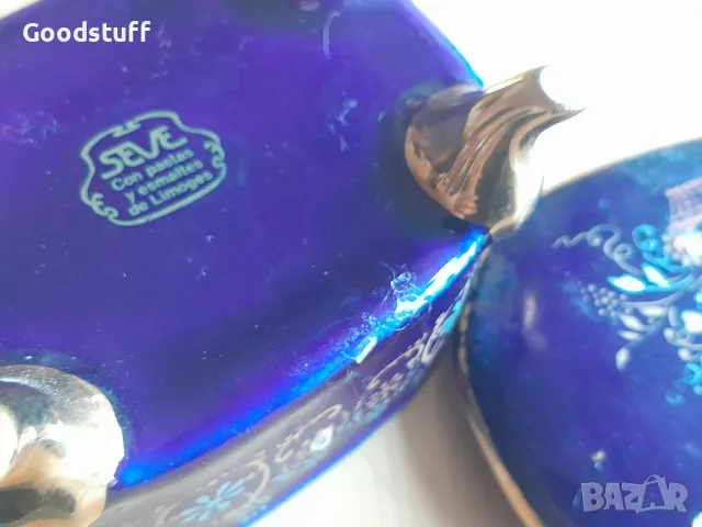 Лимож, порцелан, кутия, съд,Lumoges маркирани

, снимка 6 - Антикварни и старинни предмети - 48520349