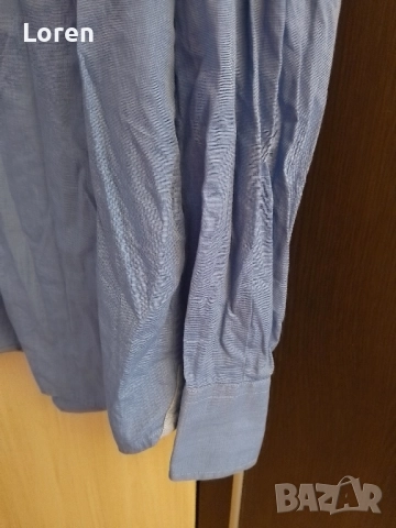 Синя мъжка риза, снимка 10 - Ризи - 49541675