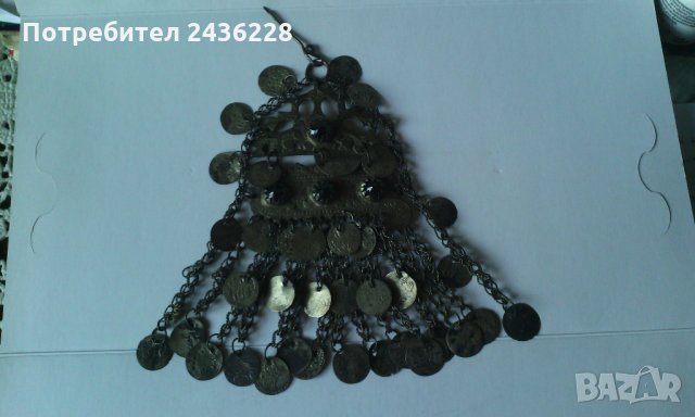 Автентичен стар възрожденски сребърен накит от носия, Трепка, Забодка. От старозагорско., снимка 2 - Антикварни и старинни предмети - 29730333