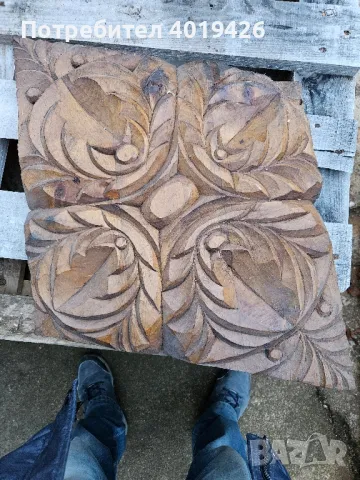 Продавам 3 броя дърворезба антика от времето,ръчна изработка, снимка 2 - Антикварни и старинни предмети - 49945864