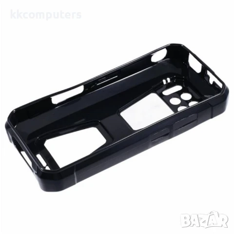 Гъвкав TPU Калъф + Скрийн Протектор за Unihertz Tank 3S – Прозрачен / Черен, снимка 5 - Калъфи, кейсове - 50709078