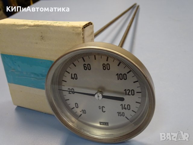 биметален термометър Wika thermometer ф100mm, -10/+150°C, L-500mm, снимка 10 - Резервни части за машини - 37082741