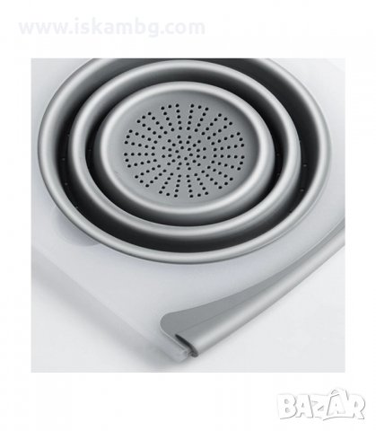 2 В 1 ДЪСКА ЗА РЯЗАНЕ С ГЕВГИР, КОЯТО СЕ ПОСТАВЯ НАД МИВКАТА - код 2495, снимка 4 - Аксесоари за кухня - 33938469