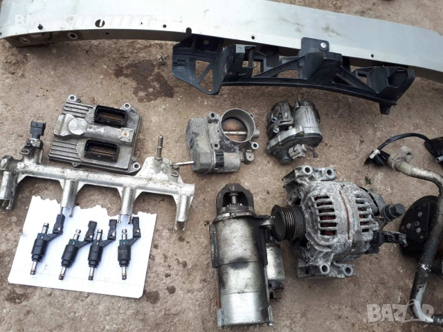 дюзи рейка стартер алтернатор компютър комопресор за климатик за Opel Zafira B 2.2 бензин