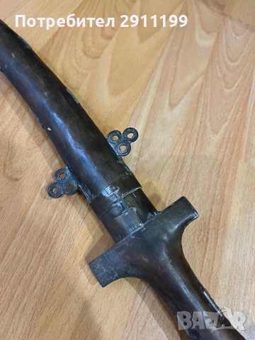 Стара арабска кама / ханджар, снимка 8 - Антикварни и старинни предмети - 54281106