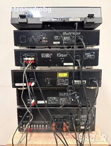 🔈Ретро аудио система - сет TECHNICS - усилвател, сд плеър, дек, тунер, еквалайзер, грамофон🔈, снимка 5 - Аудиосистеми - 54149973